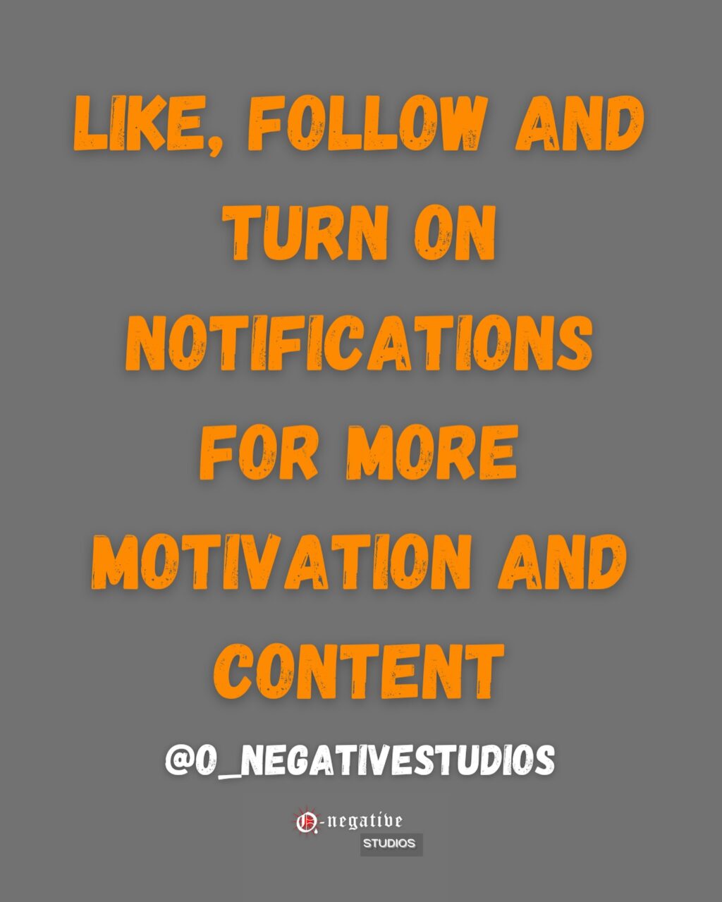 Instagram post from o_negativestudios. This post is in position 9.