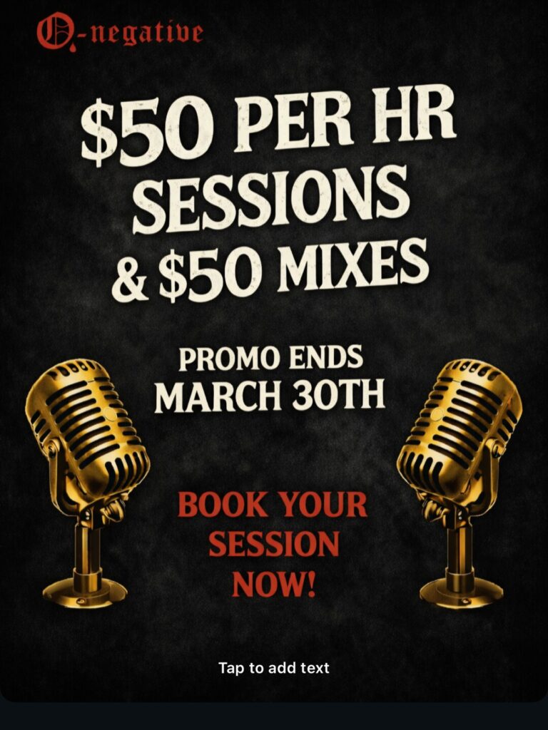 Instagram post from o_negativestudios. This post is in position 1.